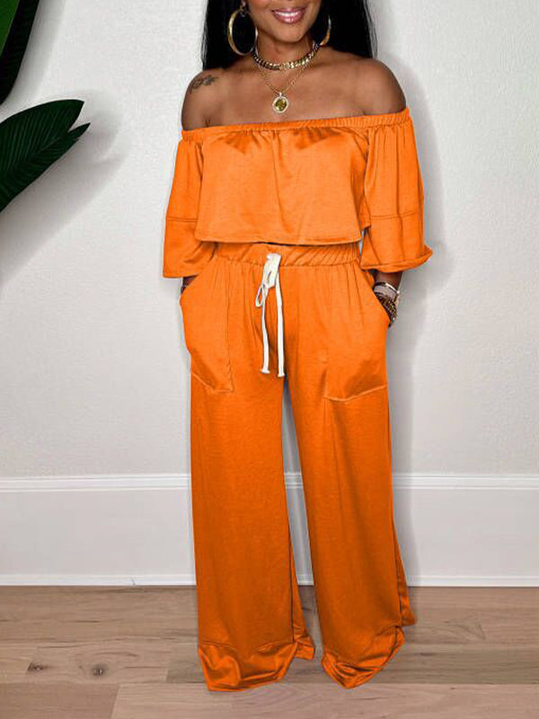 Ensemble 2 pièces à épaules dénudées