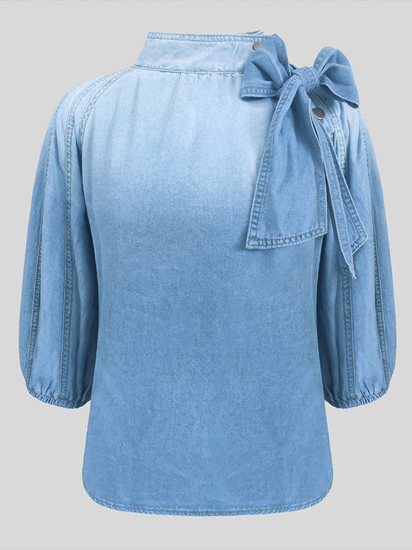Jeanstop mit Bindeband – Ausverkauf