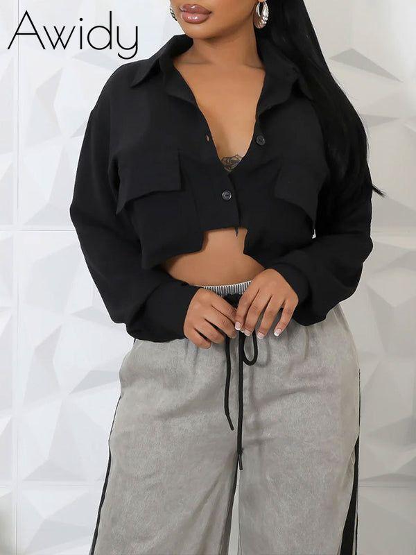 Solid Cargo Shirt
