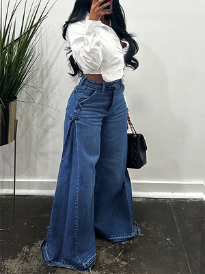 Indiebeautie Jeans mit weitem Bein