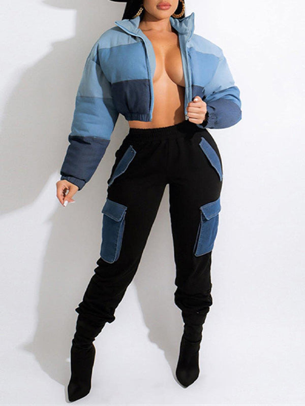 Pantalon cargo en denim