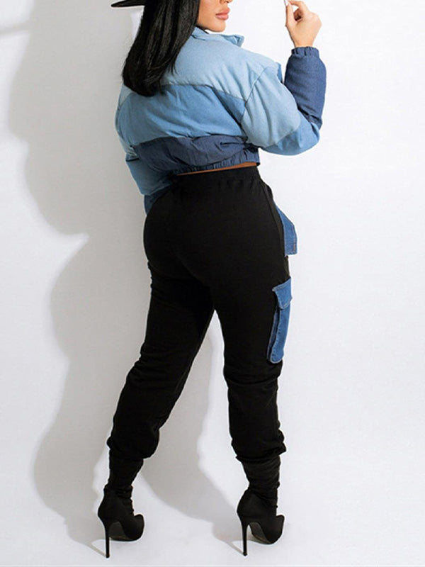 Pantalon cargo en denim