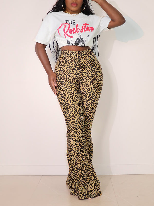 Indiebeautie – Schlaghose mit Leopardenmuster