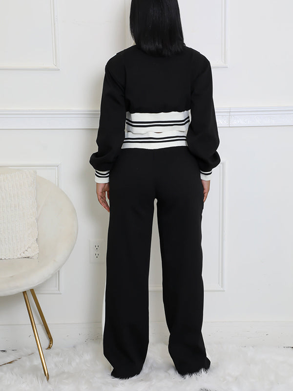 Two-Tone Jacket & Pants Set--Clearance