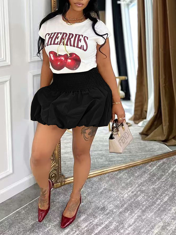 Smocked Bubble Skirt--Clearance