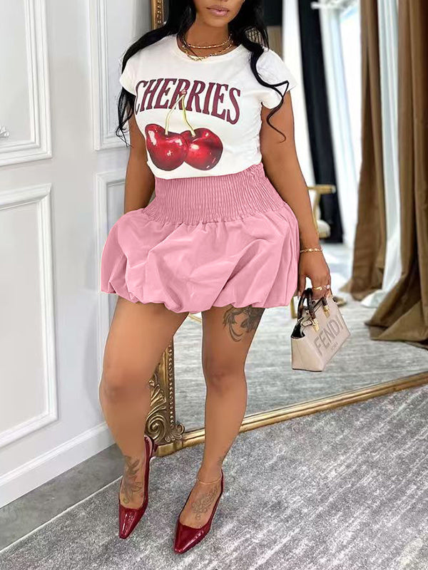 Smocked Bubble Skirt--Clearance