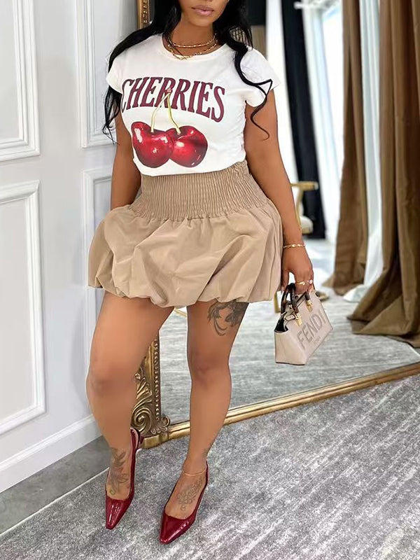 Smocked Bubble Skirt--Clearance