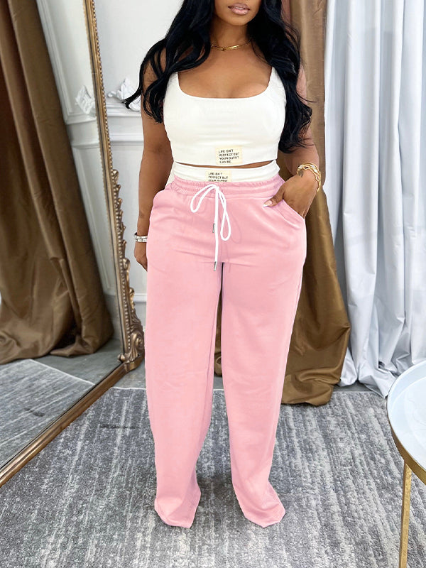 Indiebeautie Tank Top & Drawstring Pants Set