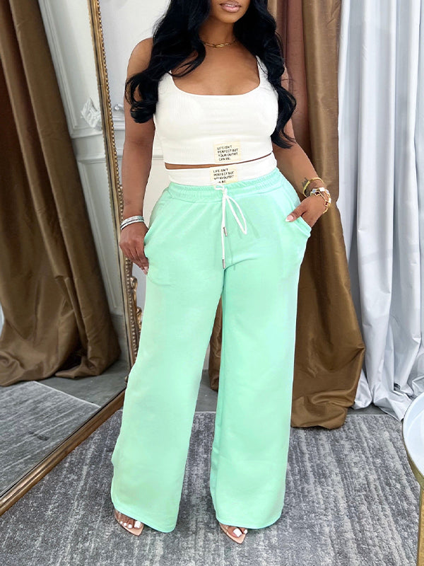 Indiebeautie Tank Top & Drawstring Pants Set