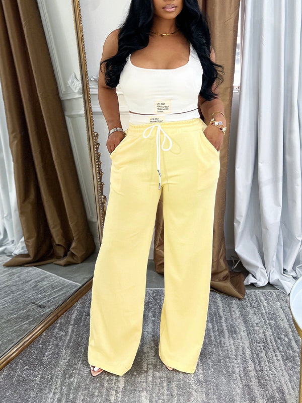 Indiebeautie Tank Top & Drawstring Pants Set