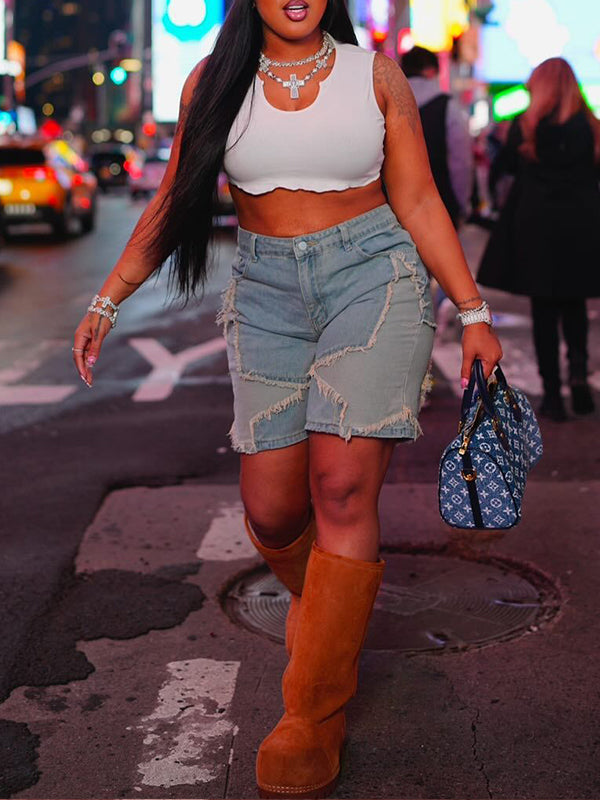 Short en jean Indiebeautie Star