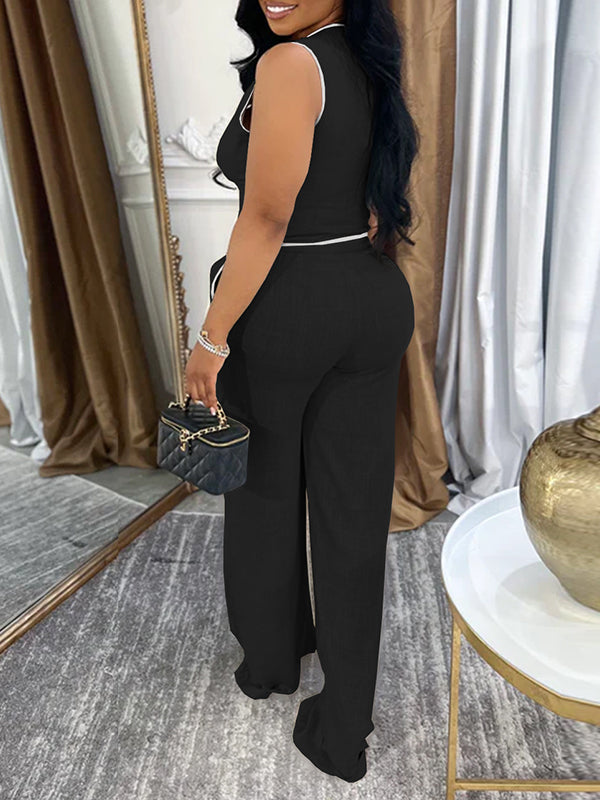 Indiebeautie Piping Vest & Pants Set