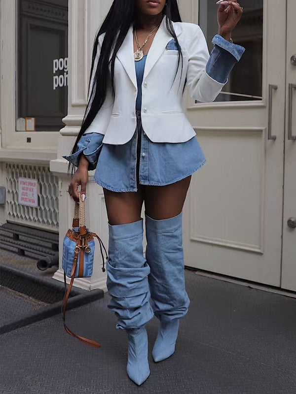 Denim-Kombiblazer