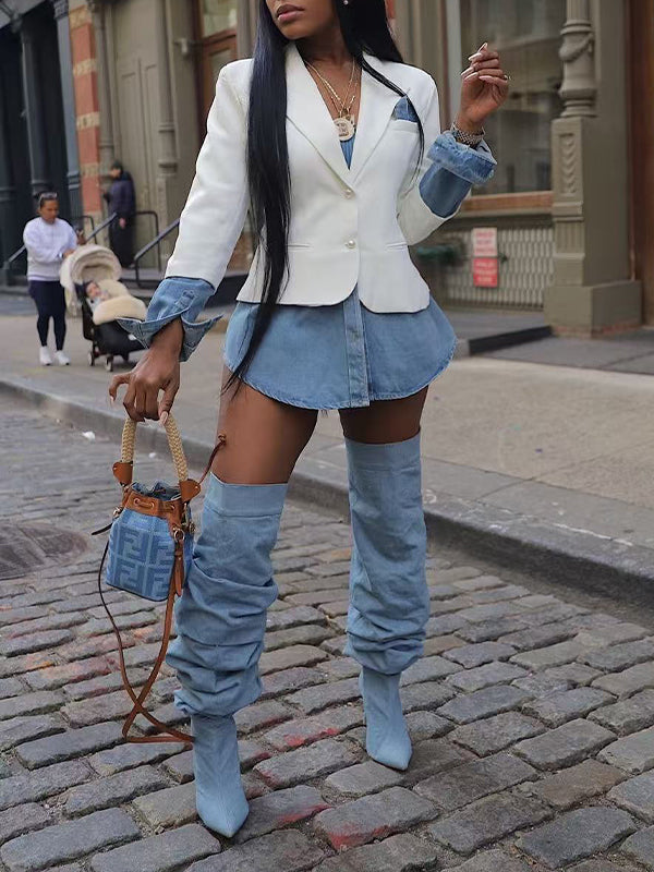 Denim-Kombiblazer