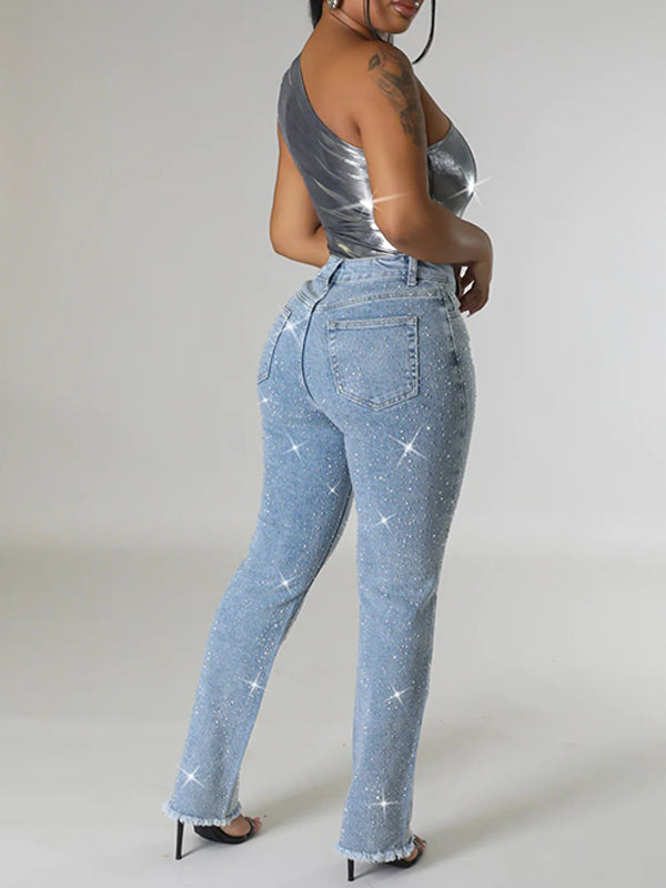 Studded Ripped Jeans