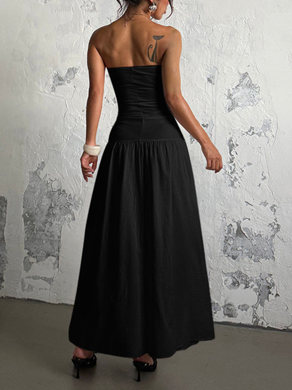 Einfarbiges Schlauchkleid mit Cut-Outs