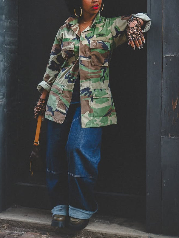 Veste cargo camouflage