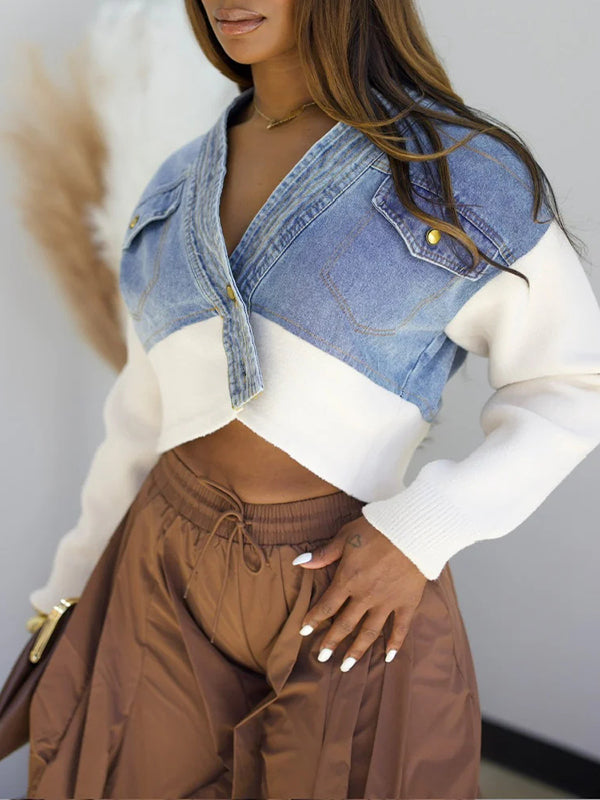 Denim Combo Jacket