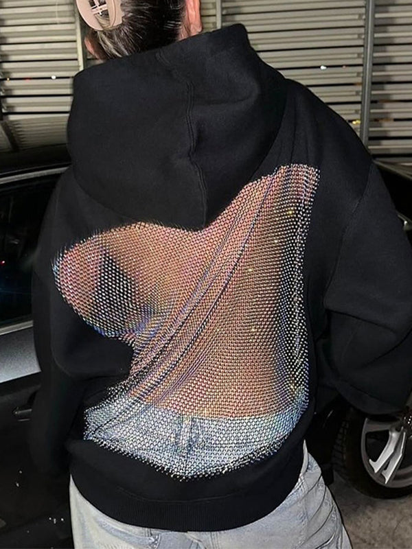 Mesh Combo Hoodie