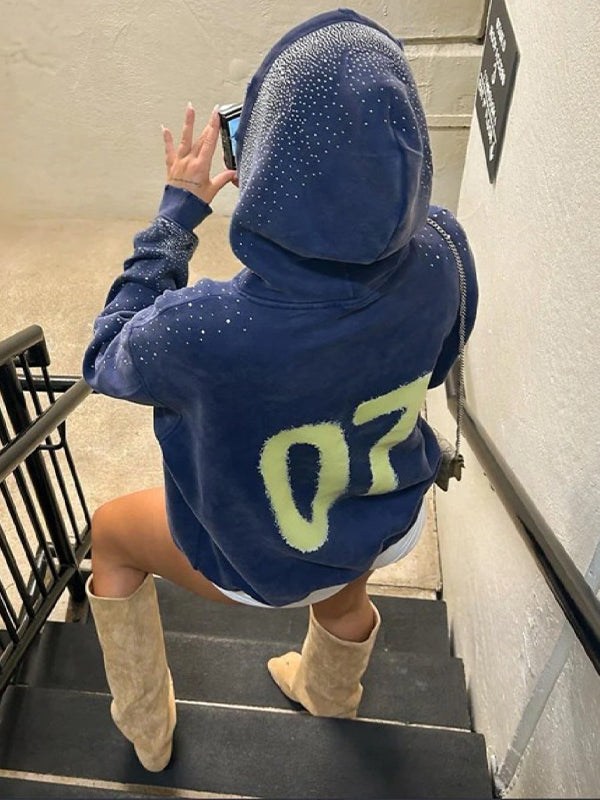 Studded Pullover Hoodie