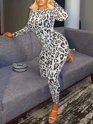 Leopard Top & Pants Set