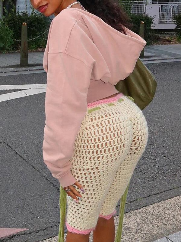 V-Neck Pullover Hoodie