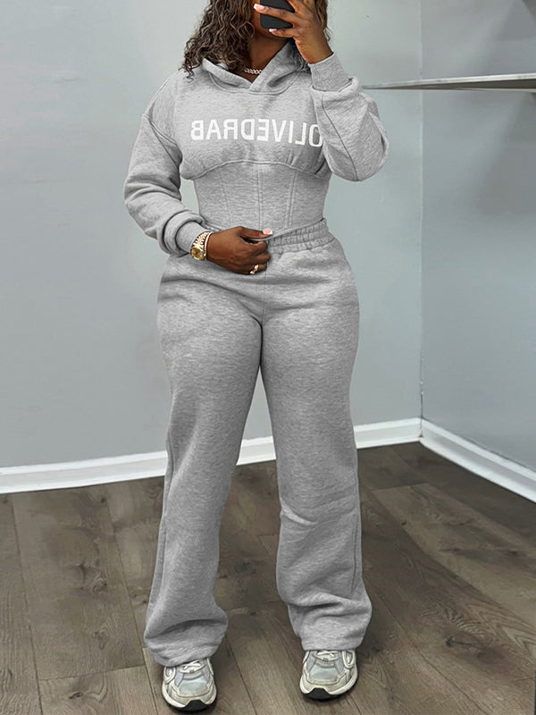 Logo Hoodie & Pants Set