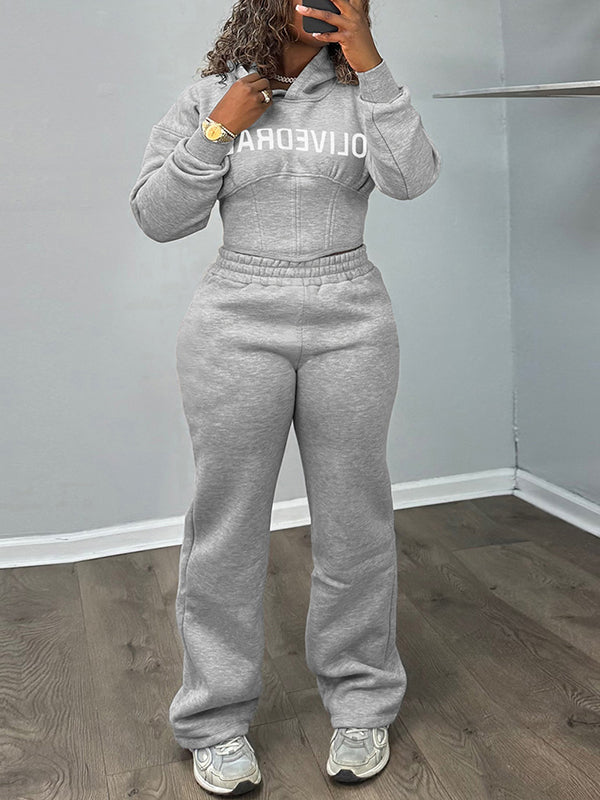 Logo Hoodie & Pants Set