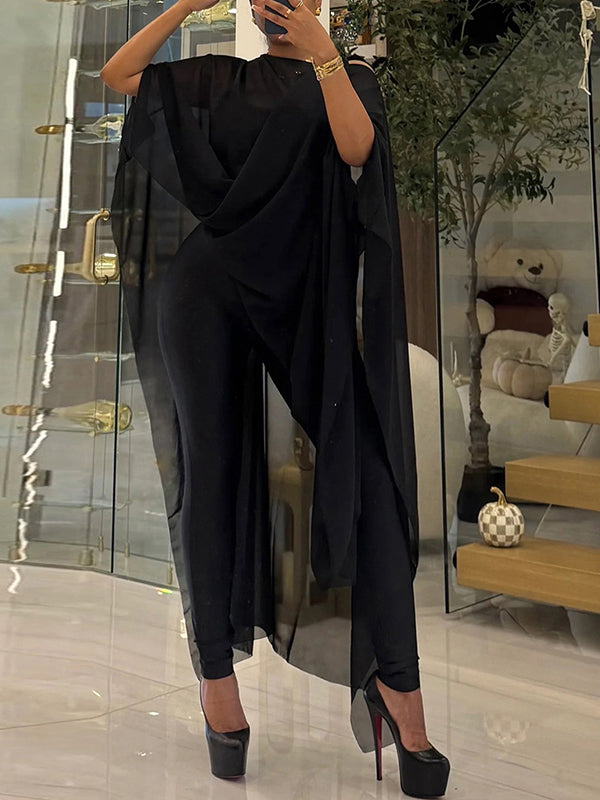 Sheer Tunic Top 3PC Set