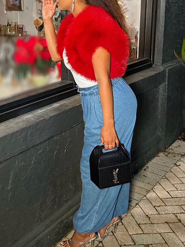 Wide Leg Jogger Jeans