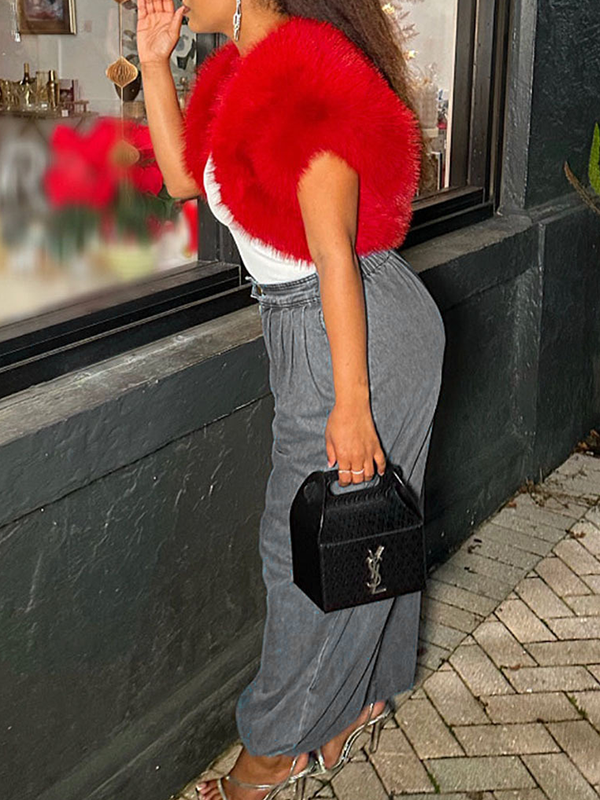 Wide Leg Jogger Jeans