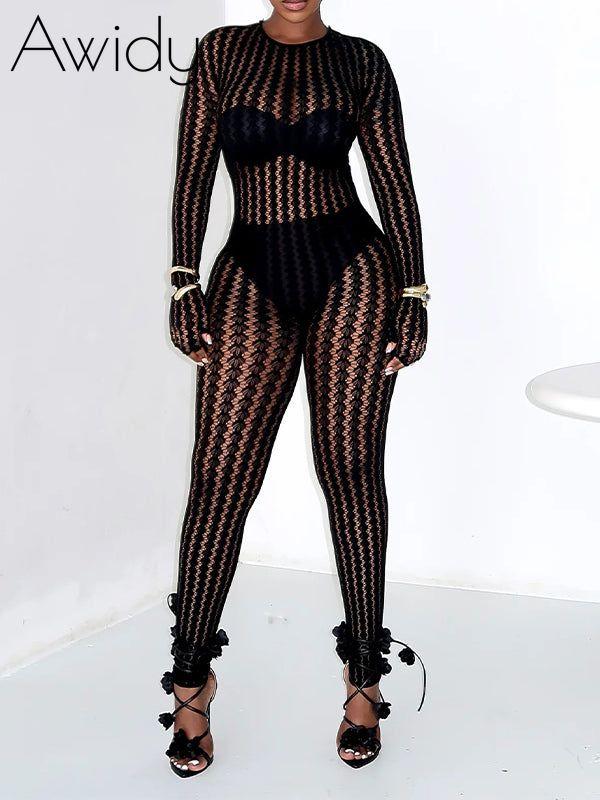 Lace Skinny Jumpsuit