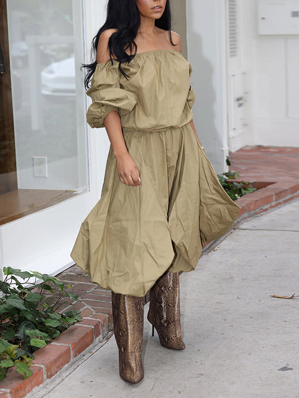 Off-Shoulder Top & Bloomers Set