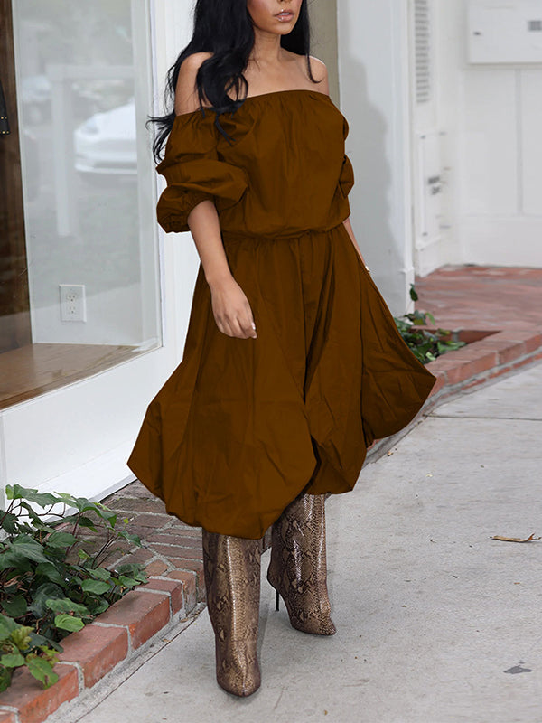 Off-Shoulder Top & Bloomers Set