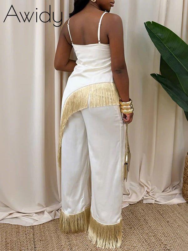 Fringe Cami Top & Pants Set