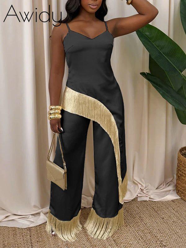Fringe Cami Top & Pants Set