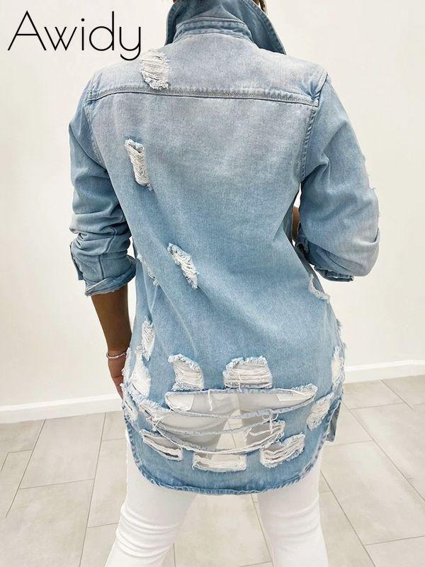 Distressed Denim Jacket