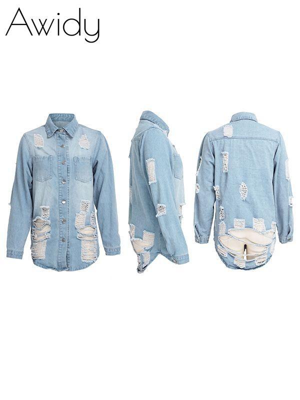 Distressed Denim Jacket