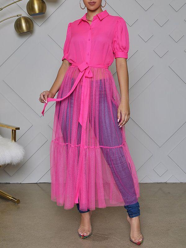 Transparente Kombi-Tunika