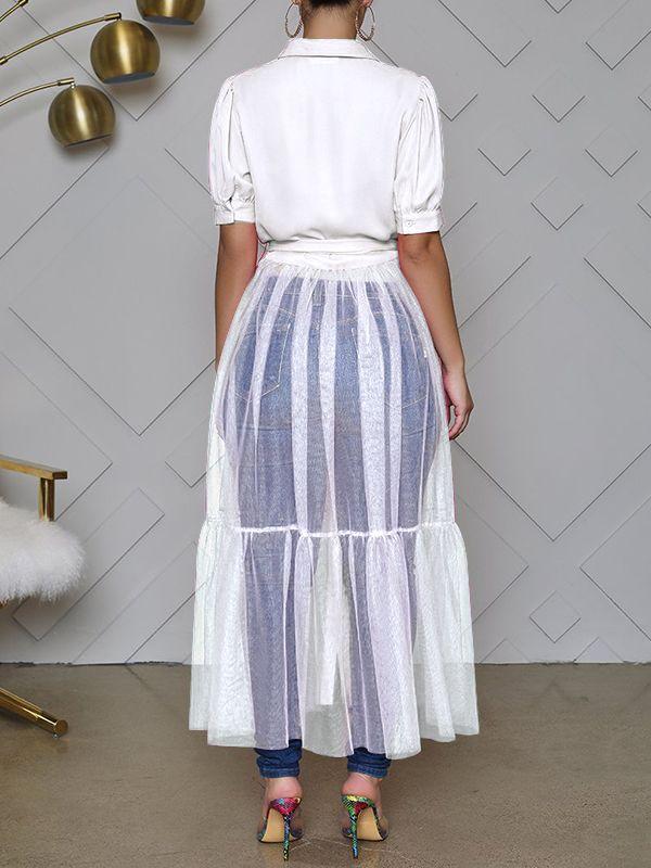 indiebeautie Tüll-Kombi-Tunika