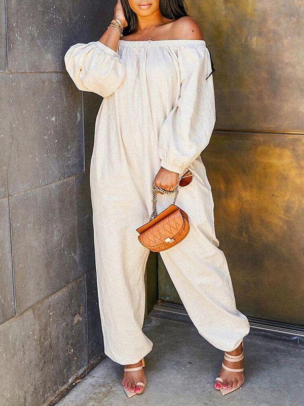 Indiebeautie Off Shoulder Heram Jumpsuit