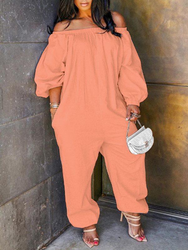 Indiebeautie Off Shoulder Heram Jumpsuit