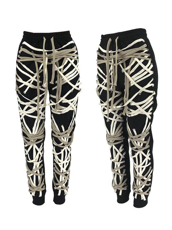 Lace-Up Jogger Pants--Clearance