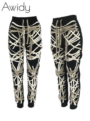 Lace-Up Jogger Pants