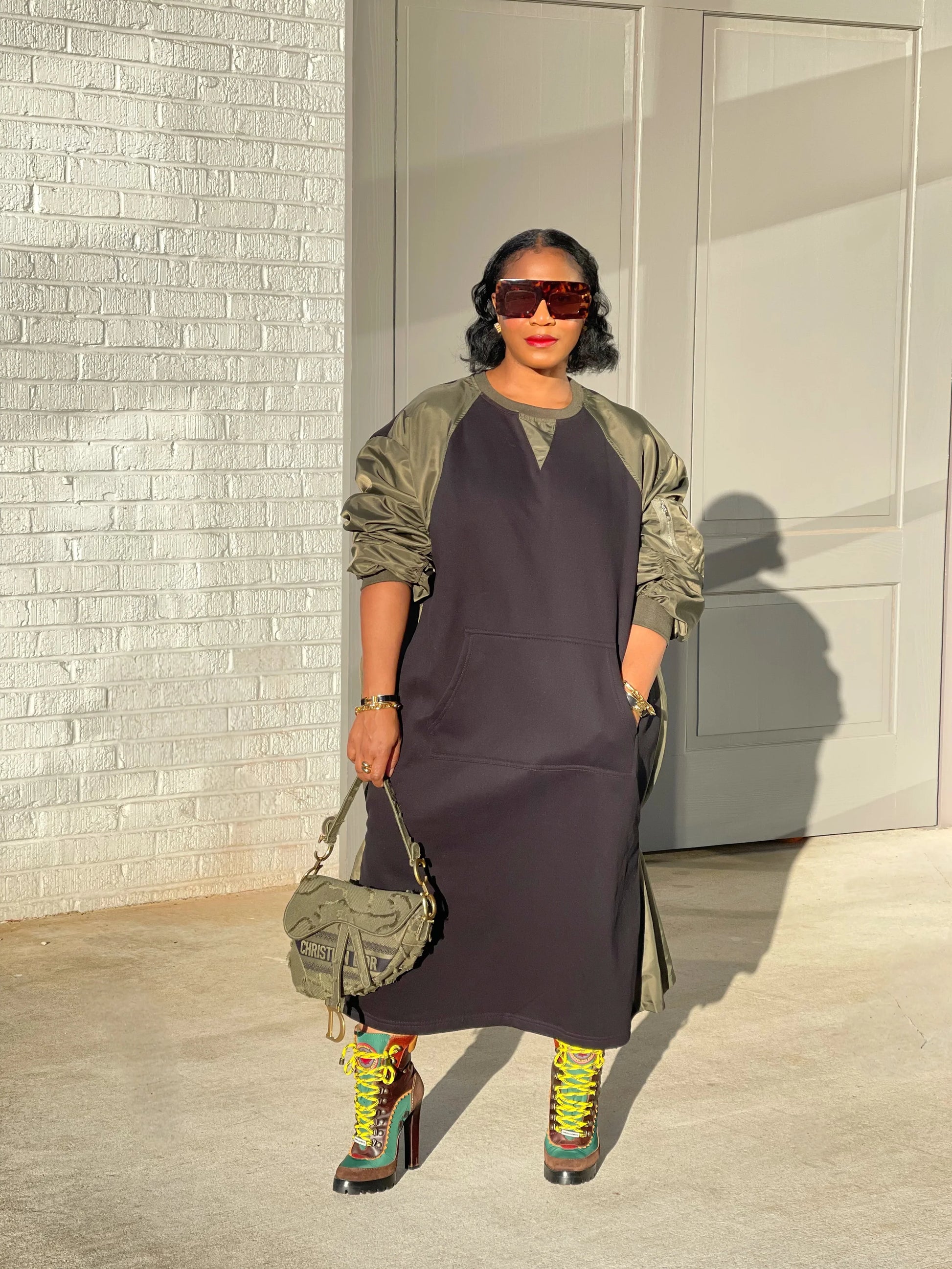 Flight Sweatshirt Dress