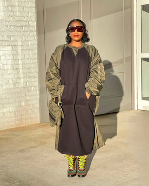 Flight Sweatshirt Dress