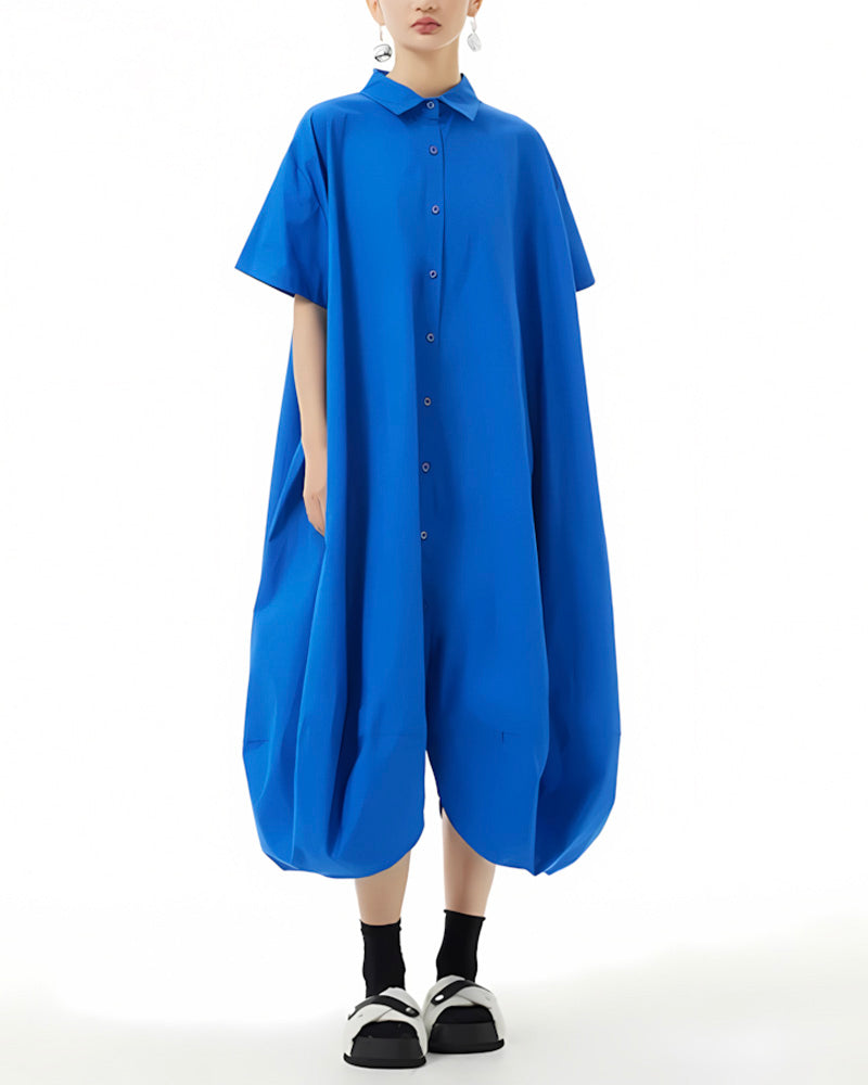 Genius Bubble Dress Blue