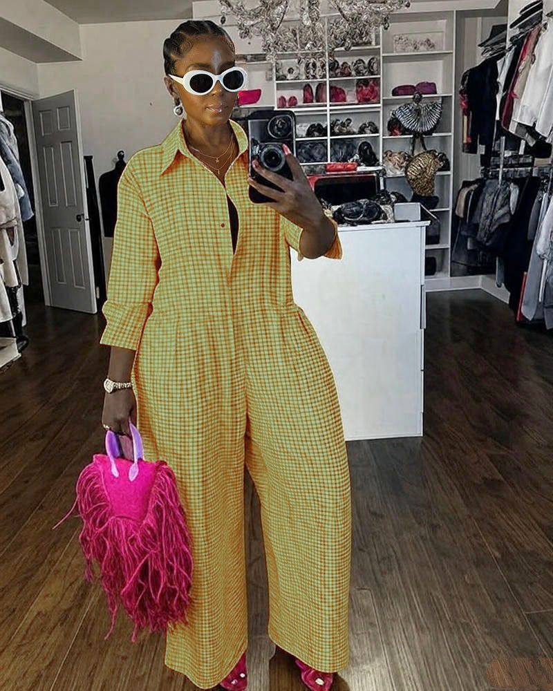 Going Somewhere Jumpsuit Yellow