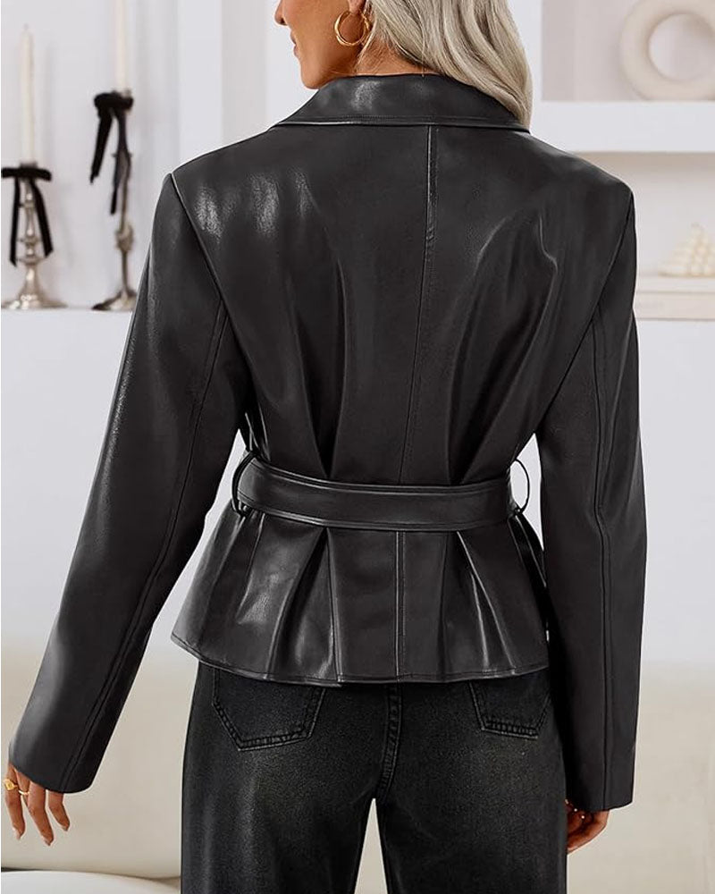 Golden Hour Leather Jacket