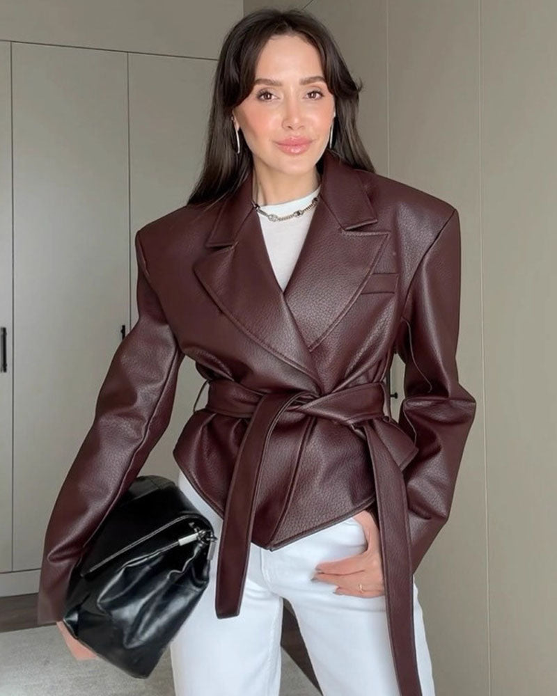 Golden Hour Leather Jacket